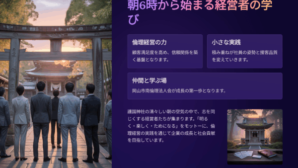 【岡山事例】顧客満足度95%達成の秘密｜倫理経営で変わる接客品質