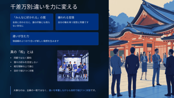 ひとり朝礼10月10日【職場の教養】千差万别