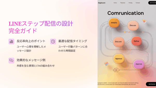 LINEステップ配信の設計完全ガイド｜反応率が上がるメッセージ例と配信タイミングを解説