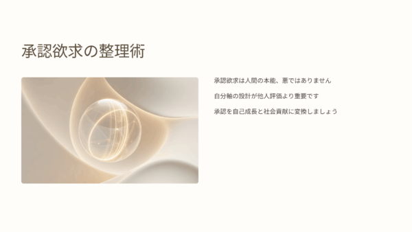 他人に認められたい気持ちが止まらない人のための承認欲求整理術
